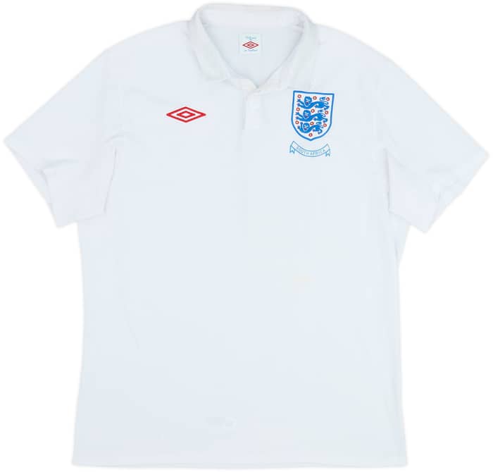 2009-10 England 'South Africa' Home Shirt - 5/10 - (L)