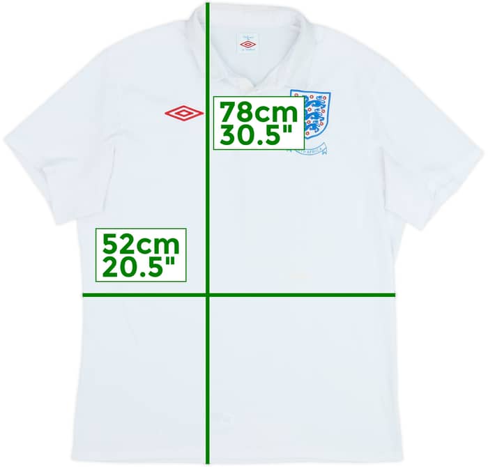 2009-10 England 'South Africa' Home Shirt - 5/10 - (L)