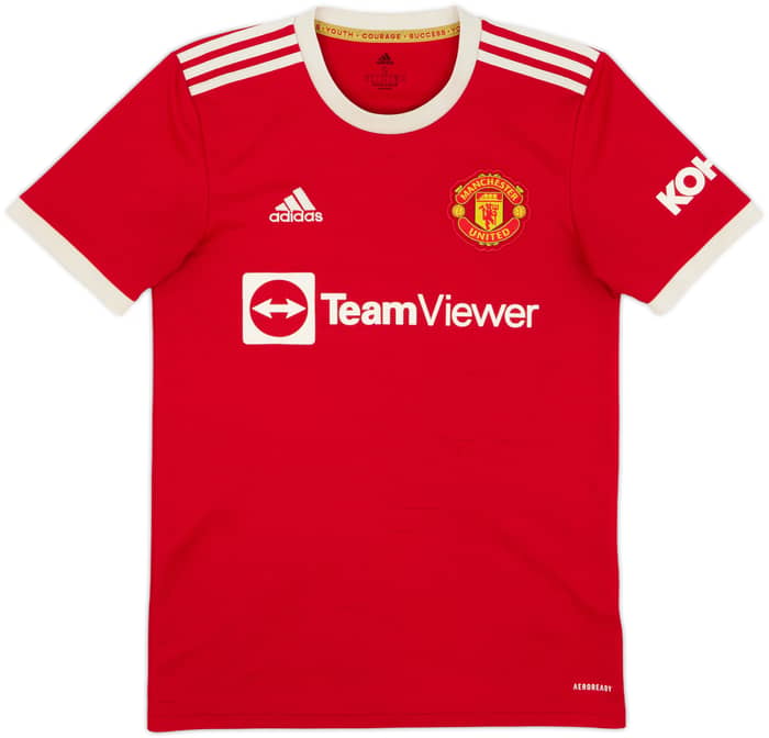 2021-22 Manchester United Home Shirt Sancho #25 - 5/10 - (S)