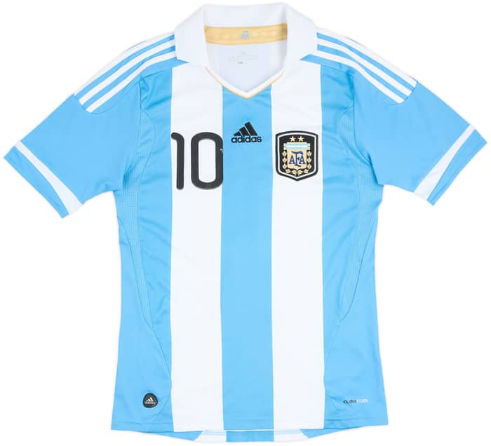 2011-13 Argentina Home Shirt Messi #10 - 5/10 - (S)