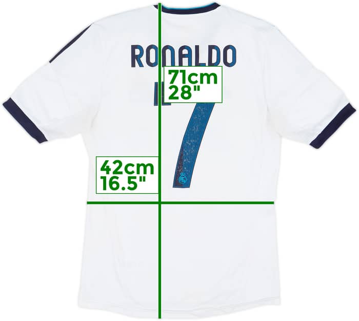 2012-13 Real Madrid Home Shirt Ronaldo #7 - 5/10 - (S)