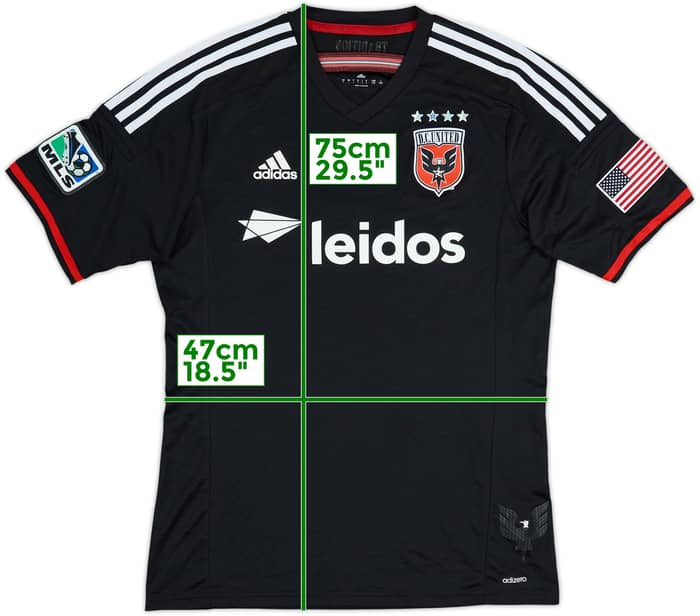 2014-15 DC United Authentic Home Shirt - 7/10 - (L)