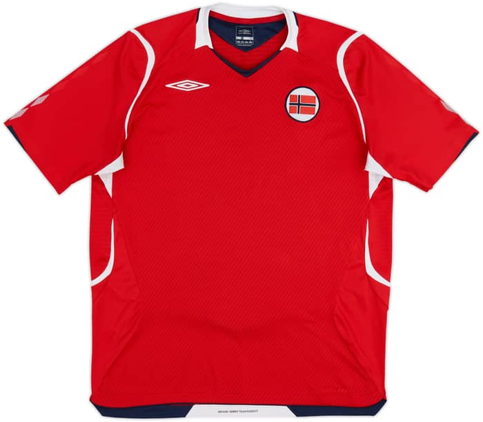 Camiseta de local de Noruega 2008-10 - 9/10 - (L)