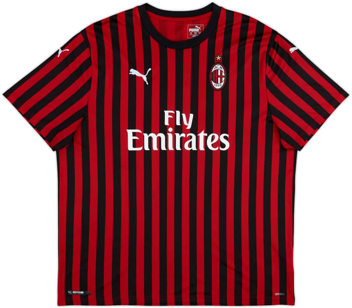 2019-20 AC Milan Home Shirt Ibrahimovic #21 - 8/10 - (XXL)