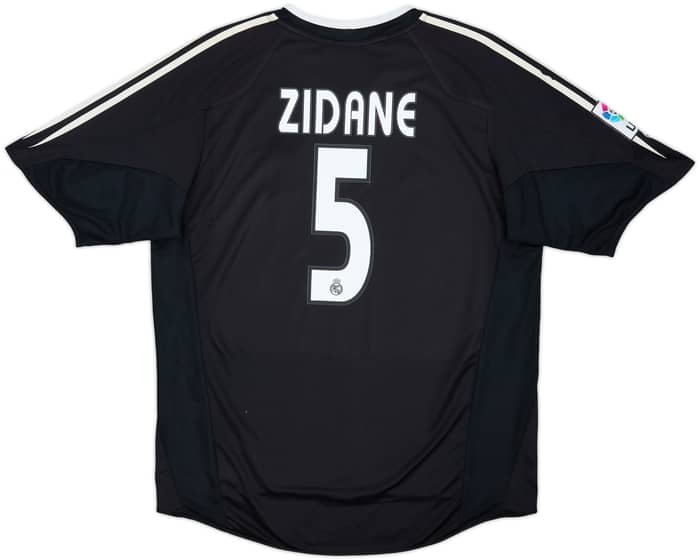 2004-05 Real Madrid Away Shirt Zidane #5 - 5/10 - (L)