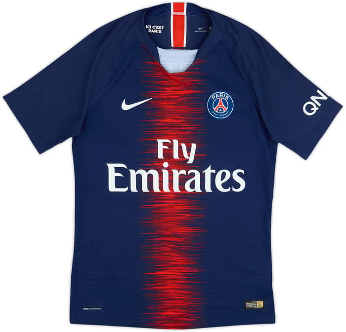2018-19 Paris Saint-Germain Authentic Home Shirt Di Maria #11 - 8/10 - (L)