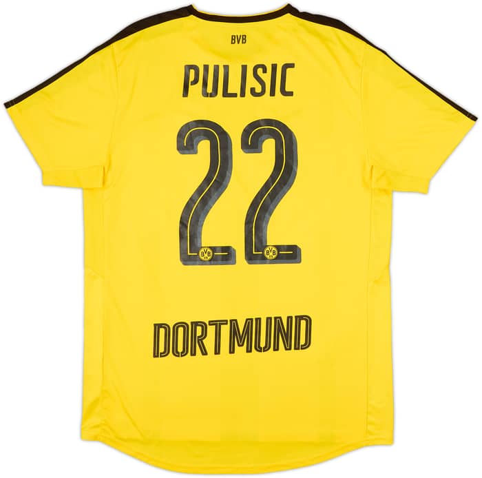 2016-17 Borussia Dortmund Home Shirt Pulisic #22 - 6/10 - (L)
