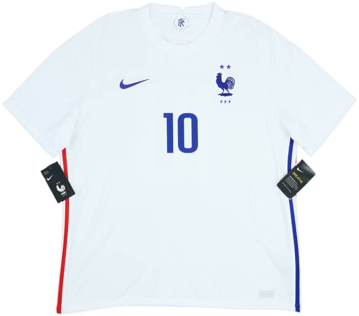 2020-21 France Away Shirt Mbappe #10 (XL)