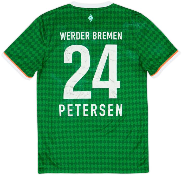 2013-14 Werder Bremen Home Shirt Petersen #24 - 5/10 - (S)