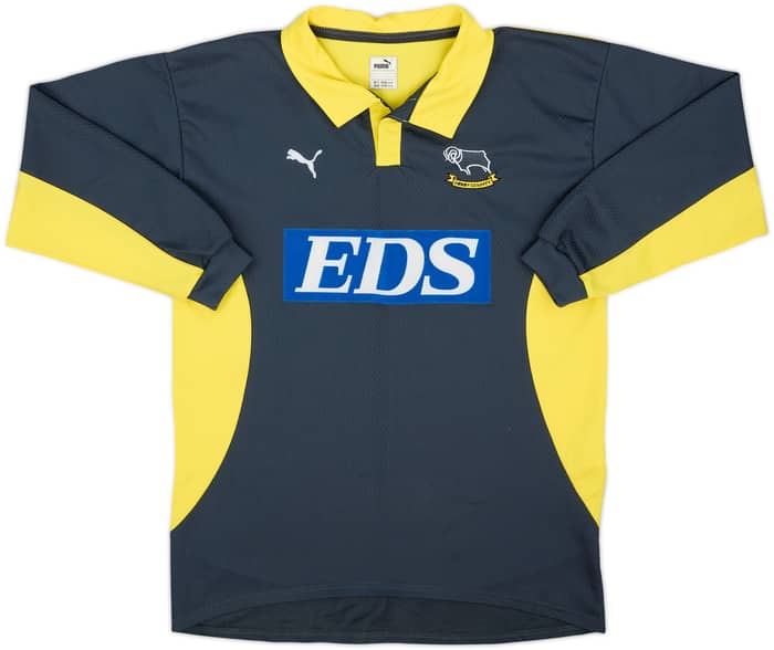 1999-00 Derby County GK Shirt - 8/10 - (L.Boys)