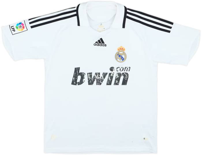2008-09 Real Madrid Home Shirt - 4/10 - (13-14 Years)