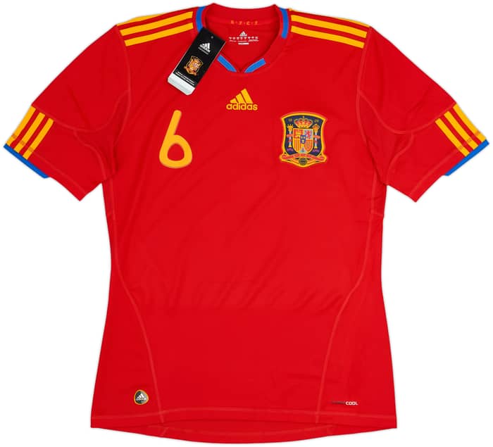 Camiseta de local de España 2009-10 A. Iniesta #6 (M)