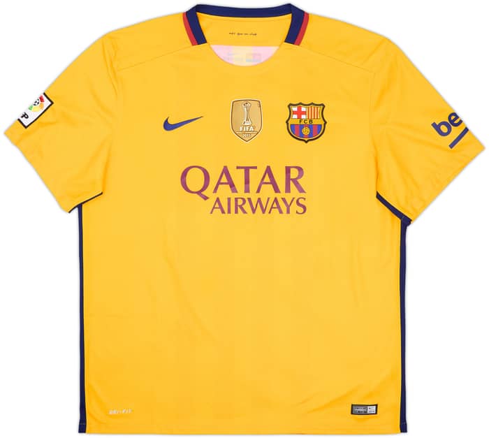 2015-16 Barcelona Away Shirt Messi #10 - 8/10 - (XL)