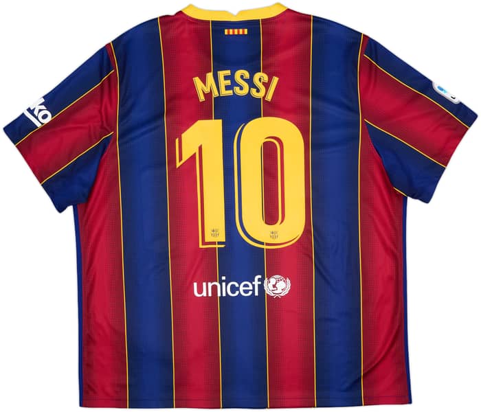 2020-21 Barcelona Home Shirt Messi #10 - 10/10 - (3XL)