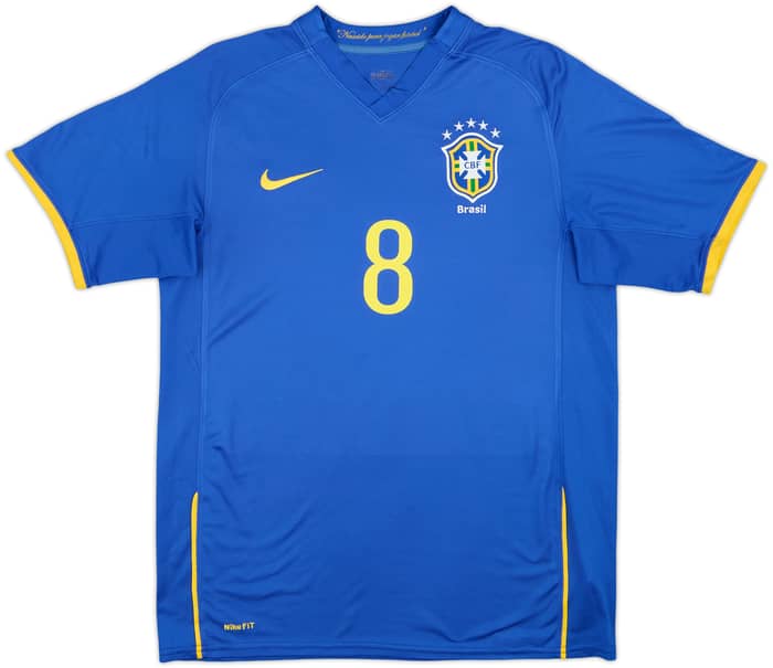 2008-10 Brazil Away Shirt Kaka #8 - 8/10 - (M)