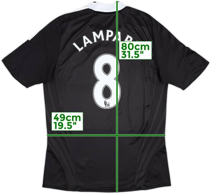 2008-09 Chelsea Away Shirt Lampard #8 - 8/10 - (L)