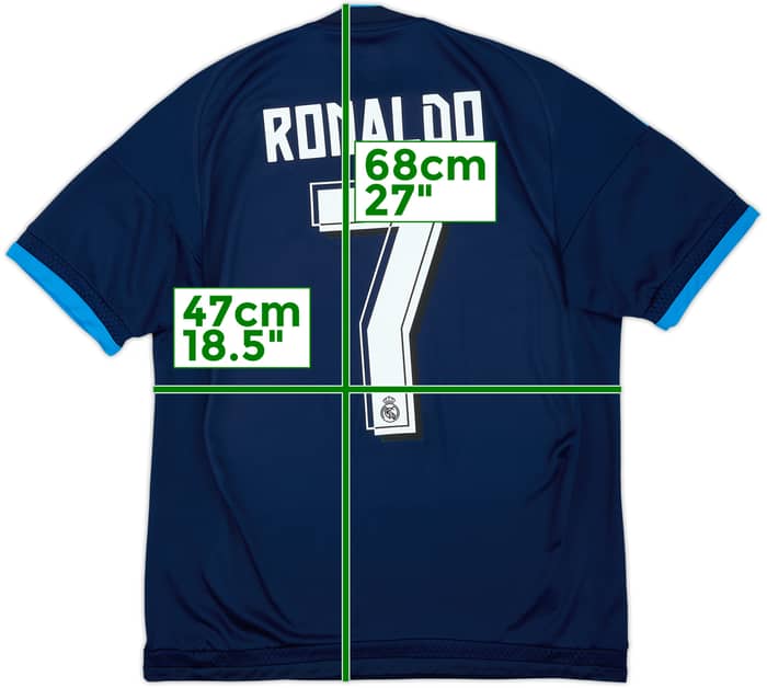 2015-16 Real Madrid Third Shirt Ronaldo #7 - 8/10 - (S)