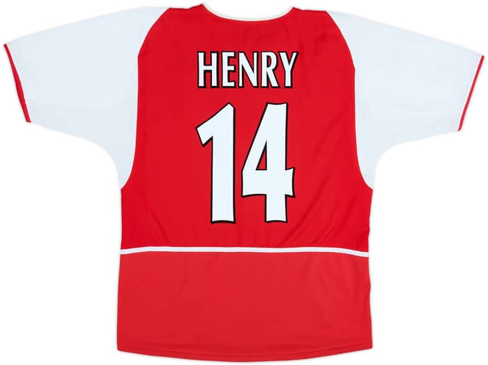 2002-04 Arsenal Home Shirt Henry #14 - 7/10 - (M)