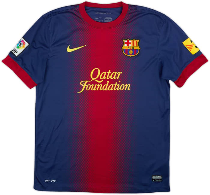 2012-13 Barcelona Home Shirt Iniesta #8 - 6/10 - (M)