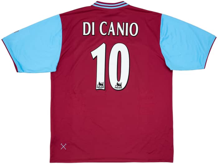 2001-03 West Ham Home Shirt Di Canio #10 - 8/10 - (XXL)