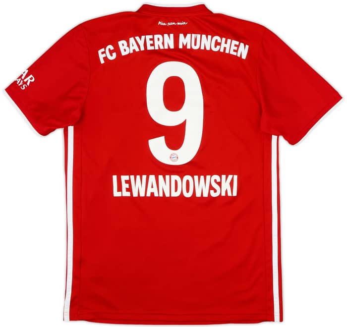 2020-21 Bayern Munich Home Shirt Lewandowski #9 - 6/10 - (S)