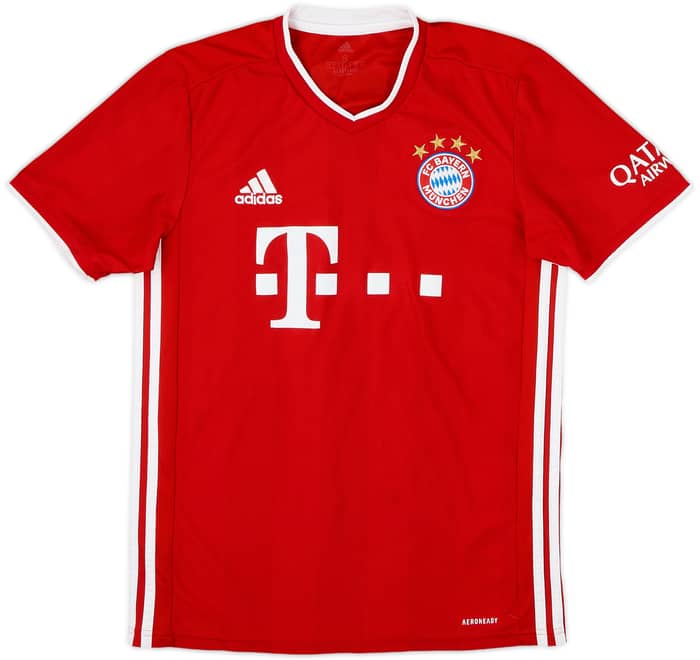 2020-21 Bayern Munich Home Shirt Lewandowski #9 - 6/10 - (S)