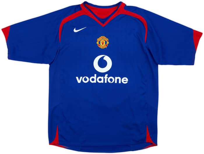 Camiseta de visitante del Manchester United 2005-06 Saha #9 - 7/10 - (L)
