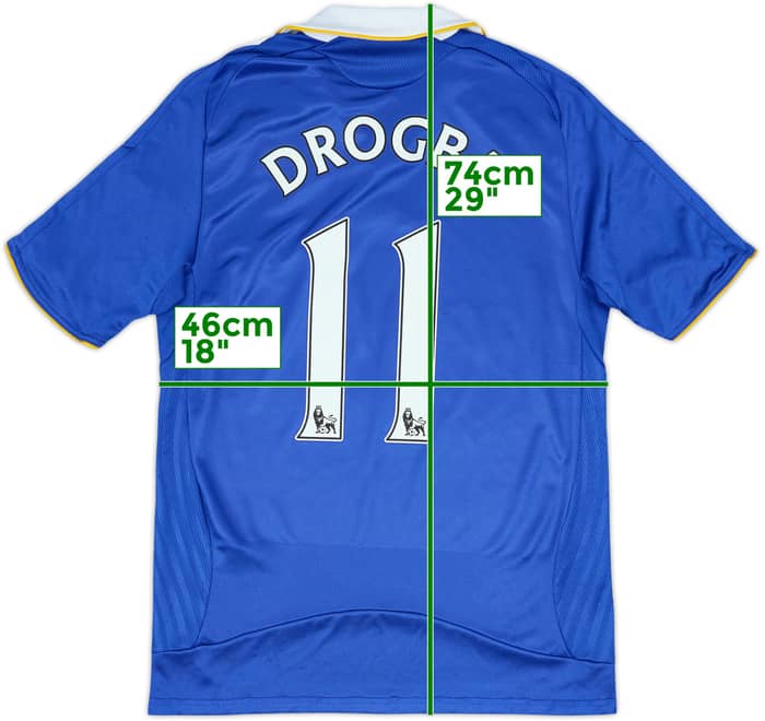 2008-09 Chelsea Home Shirt Drogba #11 - 6/10 - (S)