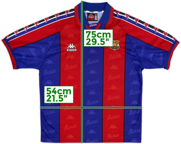 1995-97 Barcelona Home Shirt - 8/10 - (M)