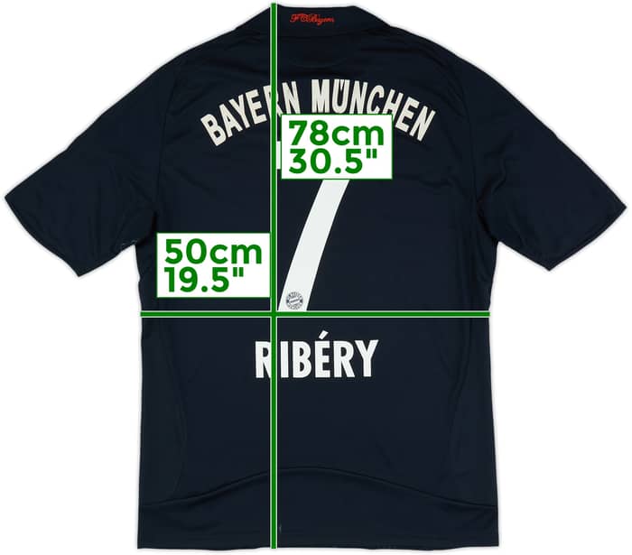 2008-09 Bayern Munich Away Shirt Ribery #7 - 5/10 - (M)