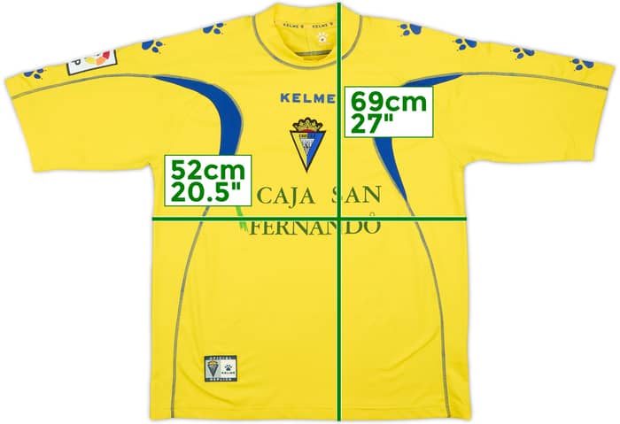 2005-06 Cadiz Home Shirt - 7/10 - (M)