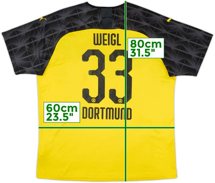2019-20 Borussia Dortmund CL Shirt Weigl #33 - 6/10 - (XXL)
