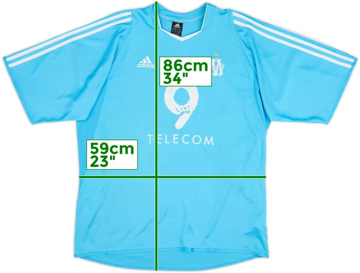 2003-04 Olympique Marseille Away Shirt - 5/10 - (XL)