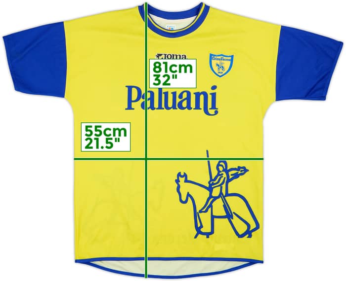 Camiseta de local del Chievo Verona 2002-03 - 7/10 - (M)