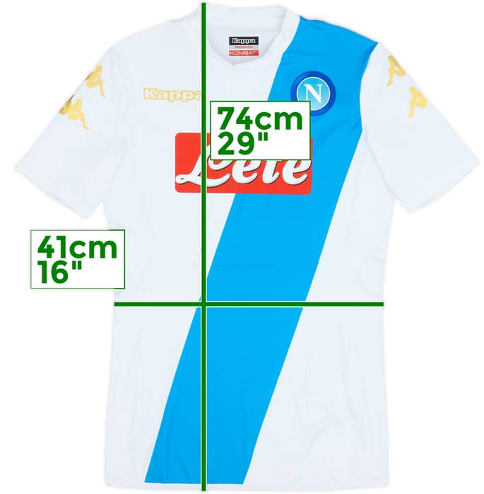 Camiseta auténtica de visitante del Napoli 2016-17 - 8/10 - (M)
