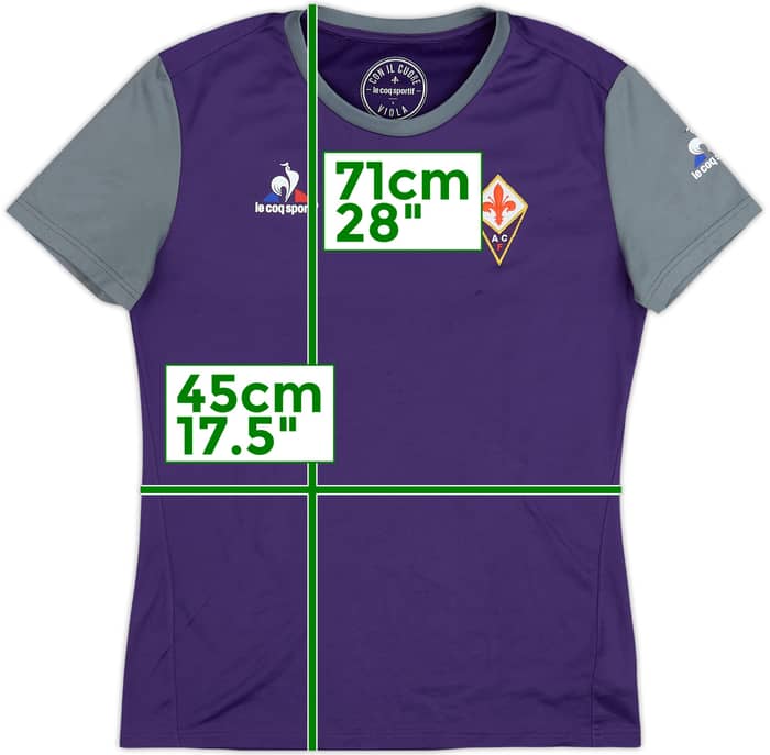 2016-17 Fiorentina Le Coq Sportif Training Shirt - 7/10 - (S)