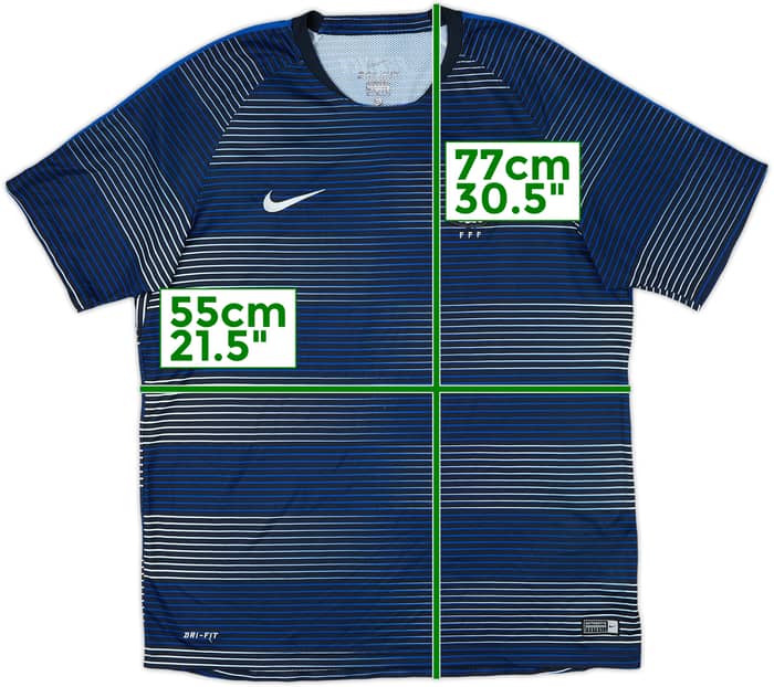 2016-18 France Nike Training Shirt - 6/10 - (XL)