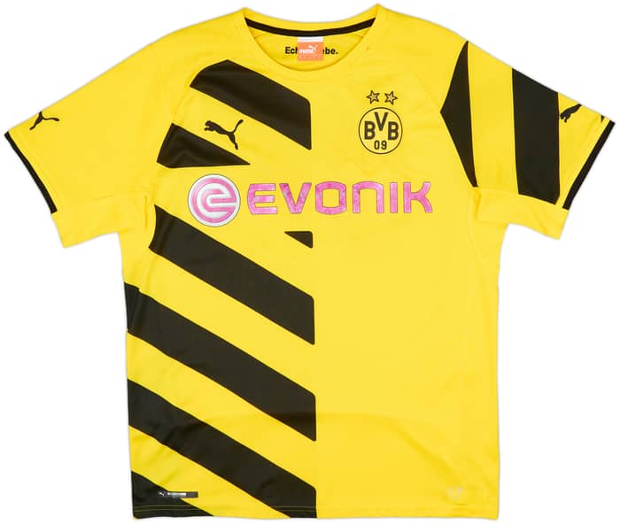 2014-15 Borussia Dortmund Home Shirt - 4/10 - (L)