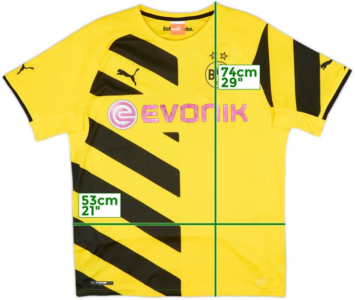 2014-15 Borussia Dortmund Home Shirt - 4/10 - (L)