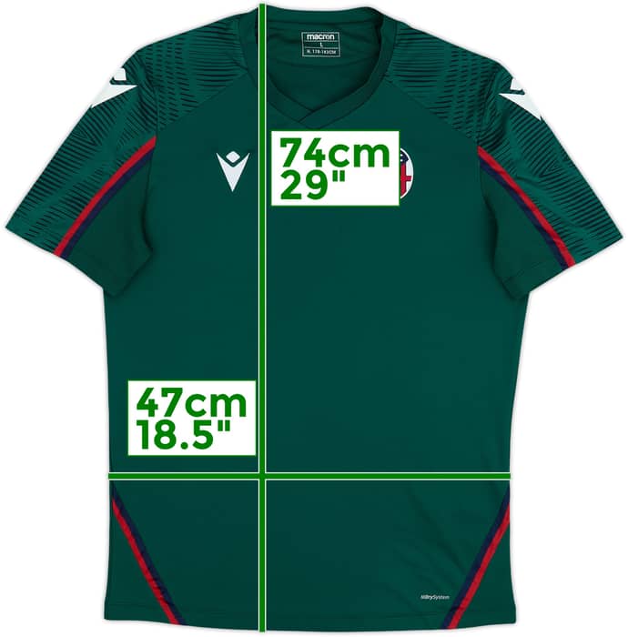 2020-21 Bologna Macron Camiseta de Entrenamiento - 8/10 - (L)