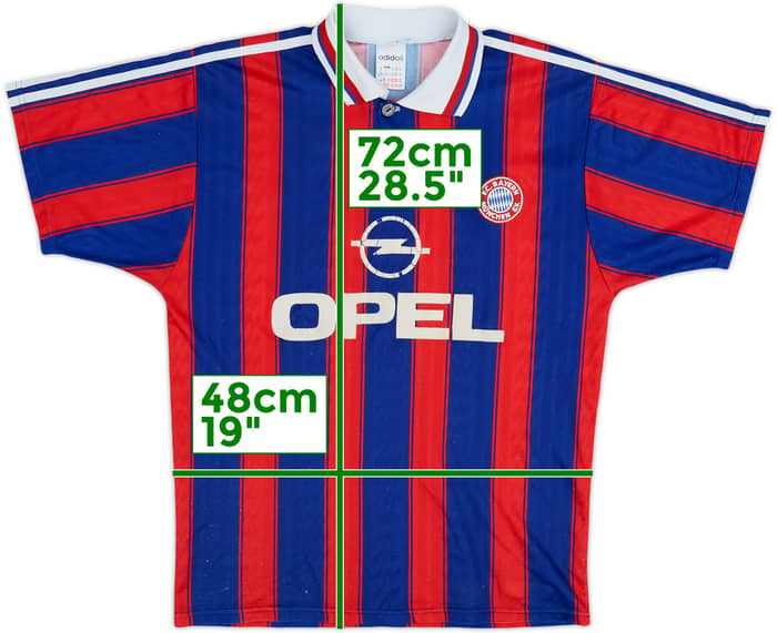 Camiseta de local del Bayern Munich 1995-97 #7 - 4/10 - (M)