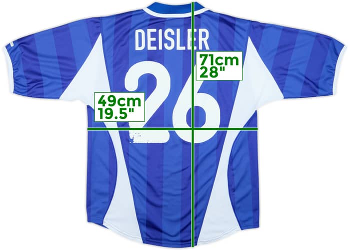 2000-01 Hertha Berlin Home Shirt Deisler #26 - 5/10 - (S)