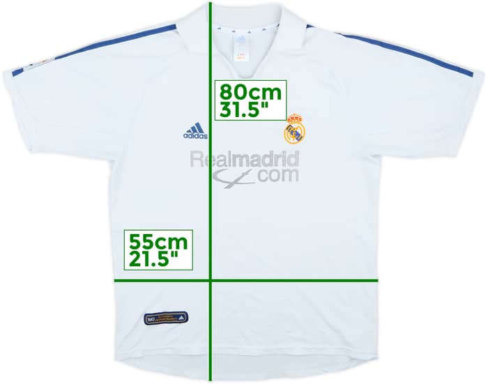 2001 Real Madrid Home Shirt - 4/10 - (L)