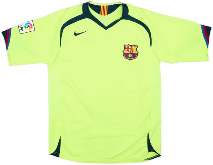 2005-06 Barcelona Away Shirt Giuly #8 - 5/10 - (M)