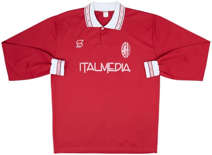 1994-95 Pavia Home L/S Shirt #8 - 8/10 - (L)