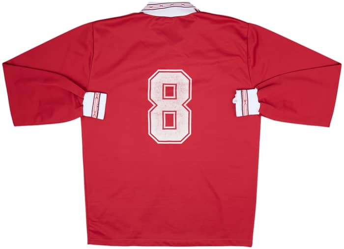 1994-95 Pavia Home L/S Shirt #8 - 8/10 - (L)