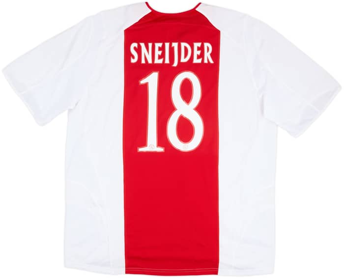 2005-06 Ajax Home Shirt Sneijder #18 - 8/10 - (XXL)