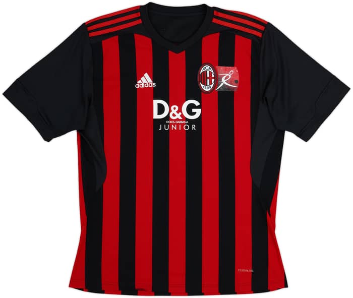 2009-10 AC Milan adidas Youth Camp Shirt - 6/10 - (M)
