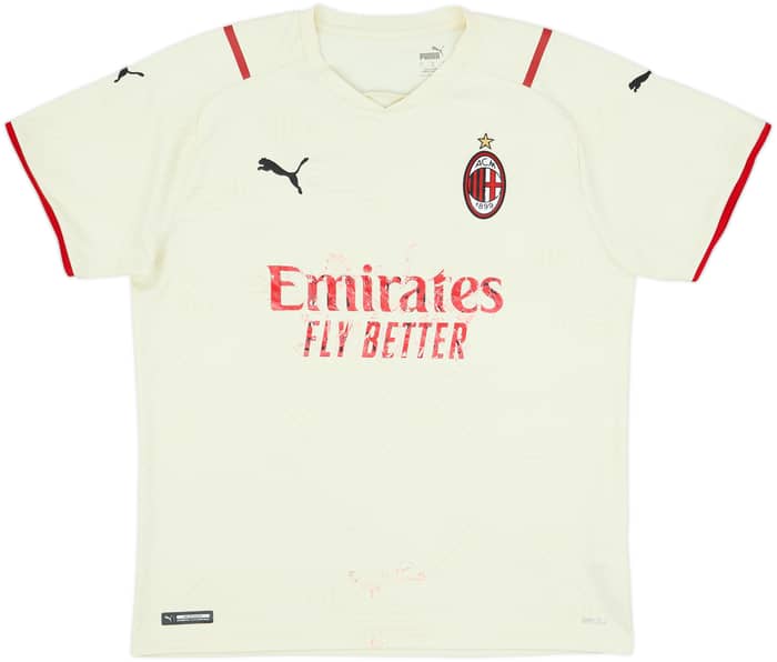 2021-22 AC Milan Away Shirt - 4/10 - (L)