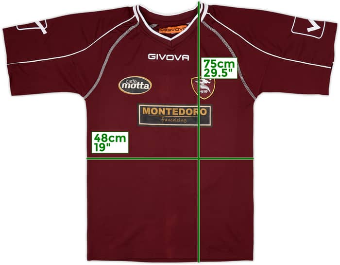 2012-13 Salernitana Youth Match Issue Home Shirt #10